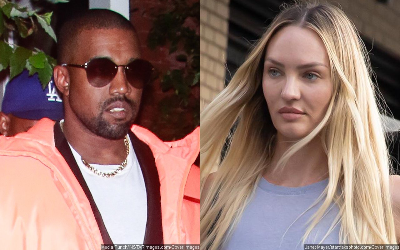 Kanye West Seen Leaving Together With Candice Swanepoel After New York