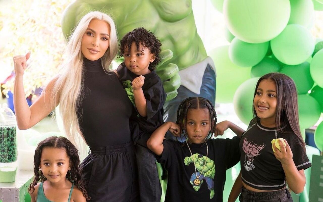 Kim Kardashian 'Embarrassed' by Her Kids as They Interrupt Her Zoom Meeting