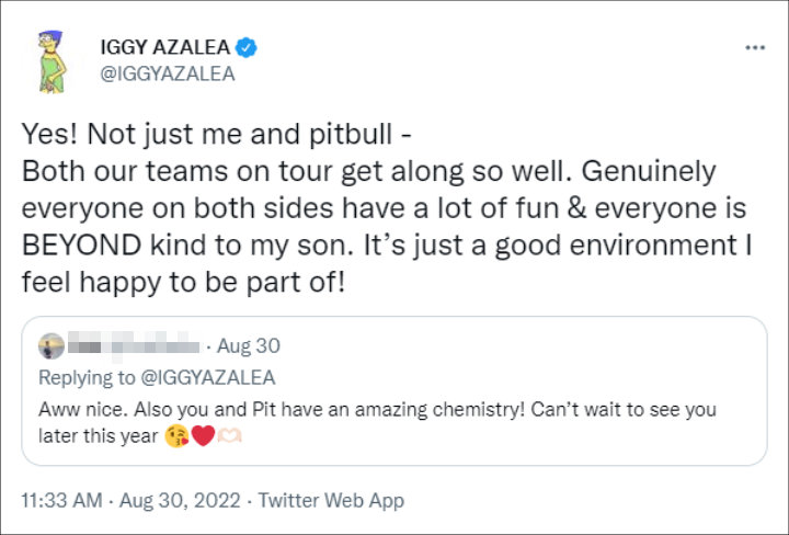 Iggy Azalea's tweet