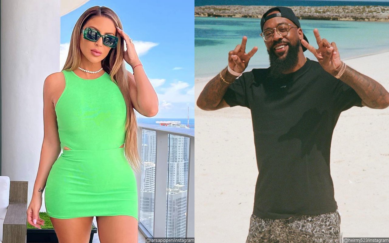 Larsa Pippen and Michael Jordan's Son Marcus Seemingly Confirm Relationship With Passionate Kiss