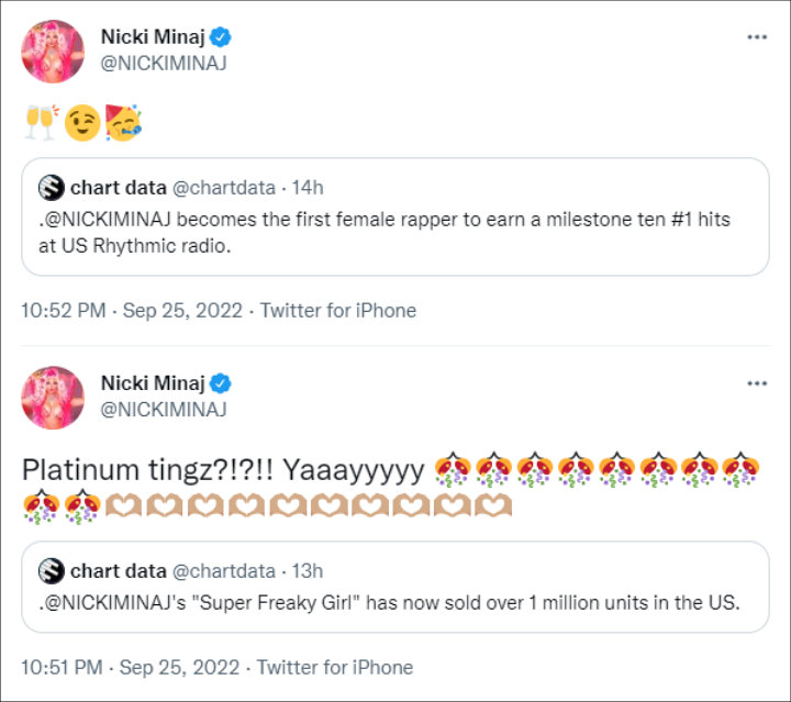 Nicki Minaj Breaks More Music Records After Her Viral StarStudded