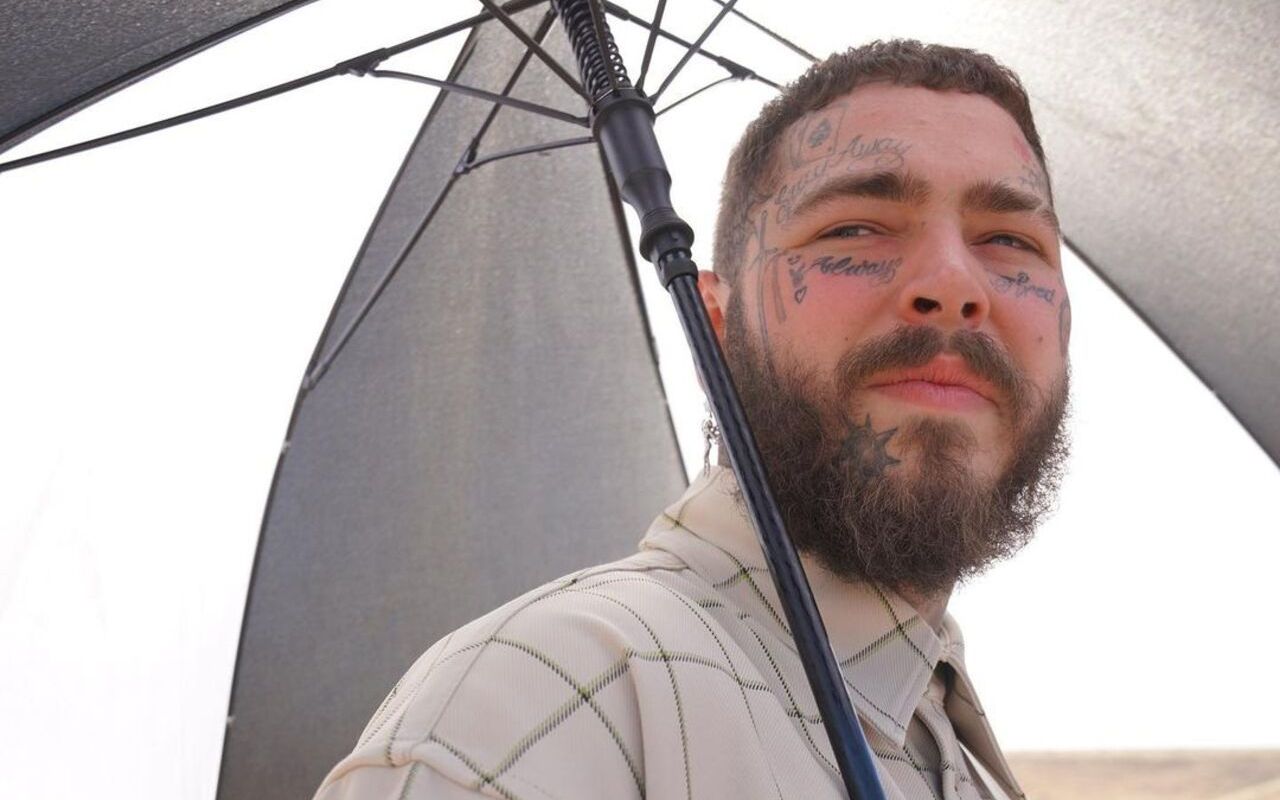 Post Malone Has Baby Daughter's Initials Tattooed on His Forehead