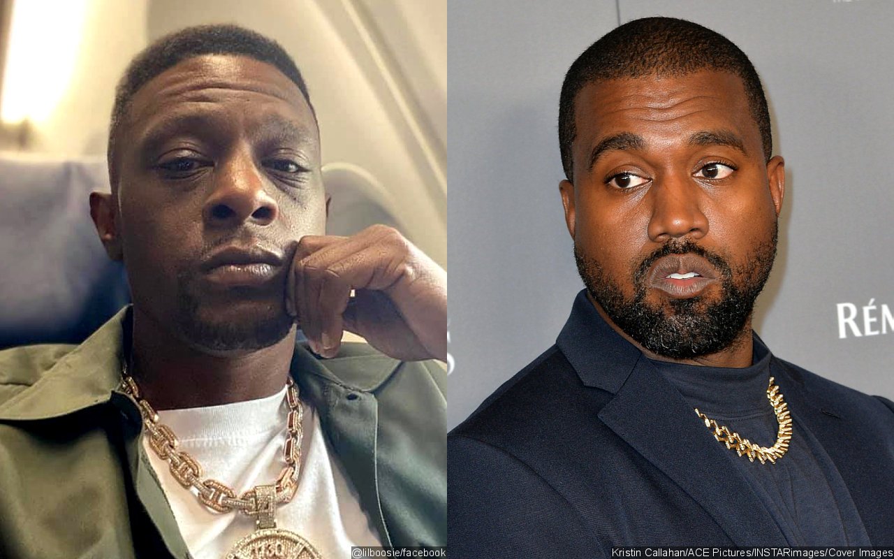Boosie Badazz's Son Burns a Pair of Yeezys After Kanye West Slams His Dad: 'It's BBQ Time'