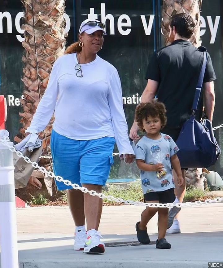  Queen Latifah and Son Rebel