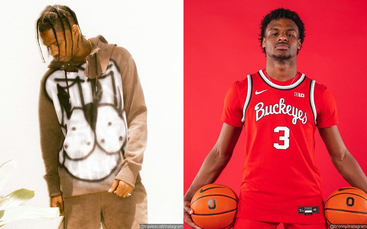 Travis scott performs at lebron james son bronny s 18th birthday party