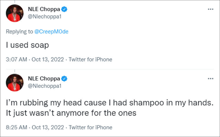 NLE Choppa's Tweets
