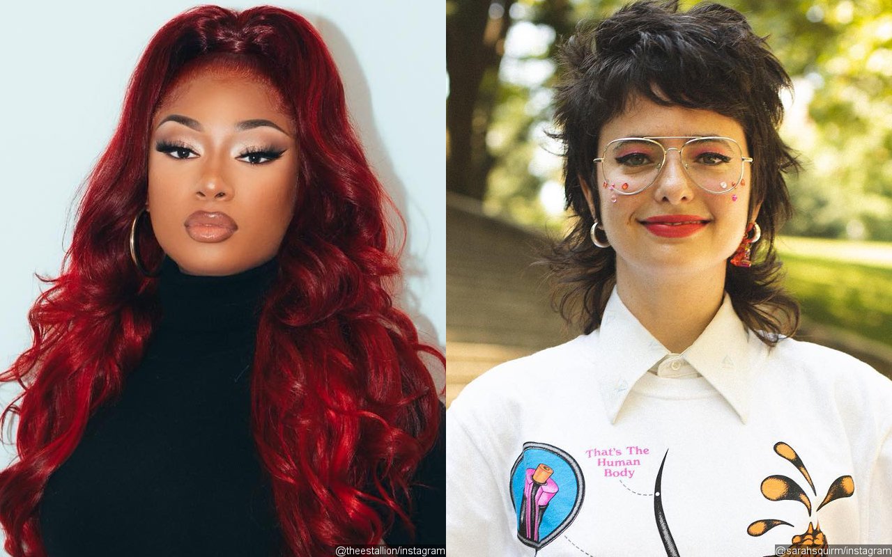 Megan Thee Stallion Urges Butt-Naked Sarah Sherman to Cover Her 'WAP