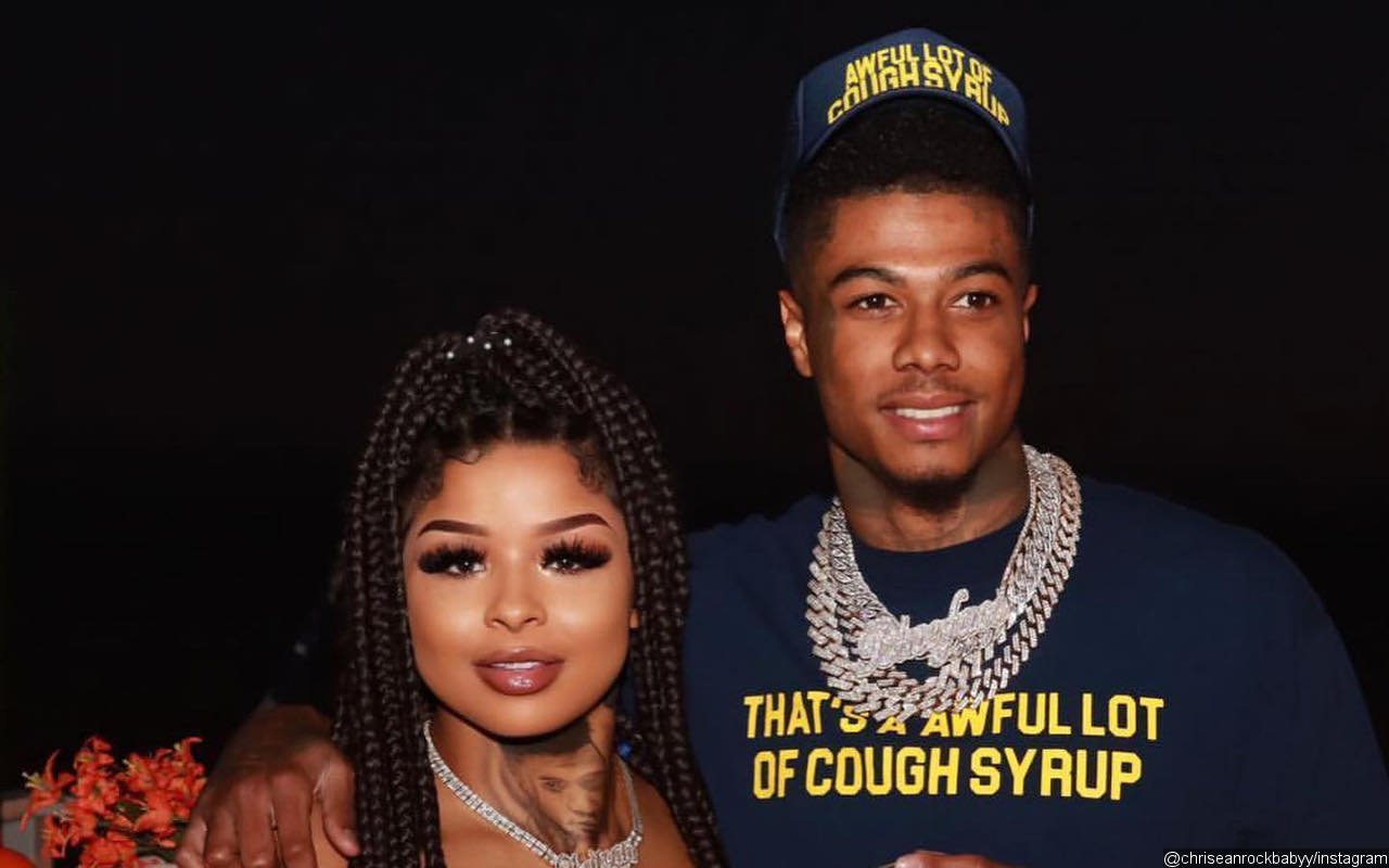 Hip Hop Ties on Instagram ChriseanRock got another Blueface tattoo on  her neck and got his name tatted on her face BlueTooth couple goals or  nah