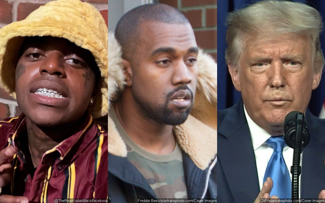 Kodak Black Blasts 'Crazy' Kanye West, Supports Donald Trump for 2024 Presidential Election