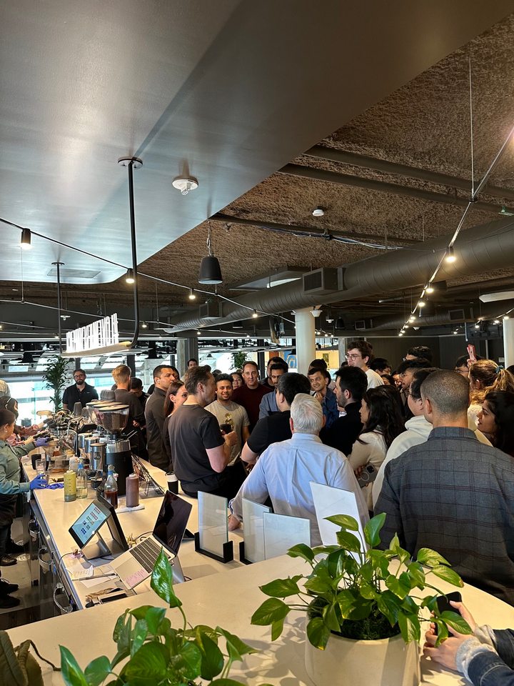 Elon Musk at twitter office