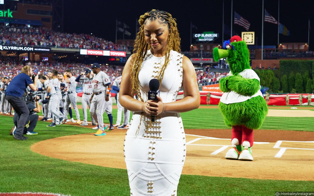 Chloe Bailey's National Anthem Performance at World Series Game 3 Earns Mixed Responses 