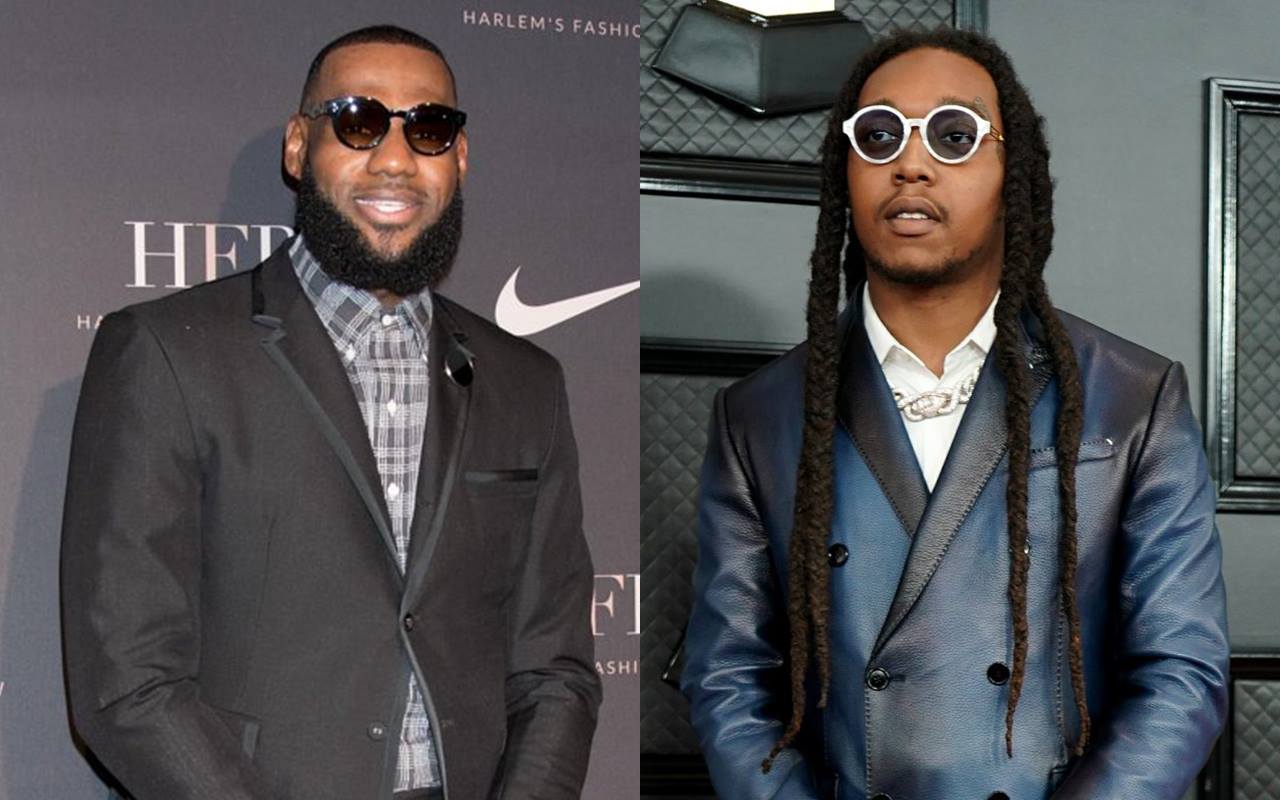 LeBron James Roasted for Allegedly Lying About Being Migos Fan Ahead of Takeoff's Funeral