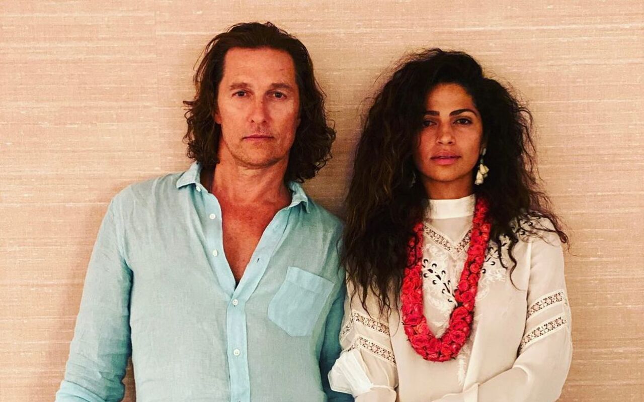 Matthew McConaughey's Wife Camila Alves Wears Neckbrace After Falling Down the Stairs