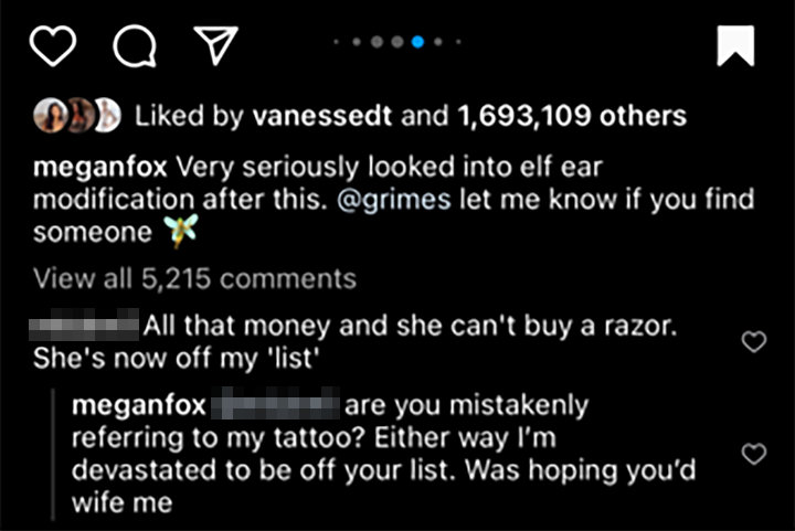 Megan Fox via IG