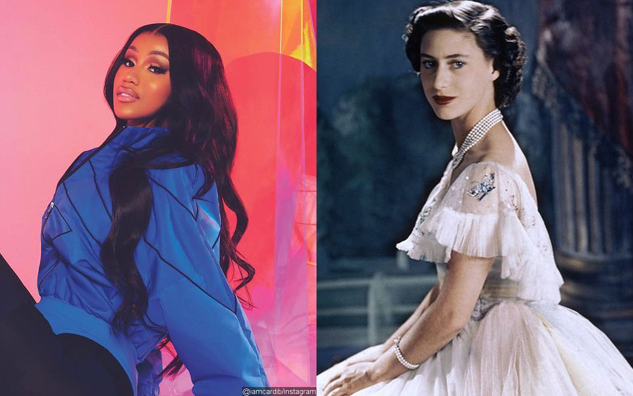 Cardi B Sees Herself 'Smoking Cigarettes' With Late Princess Margaret After Watching 'The Crown'