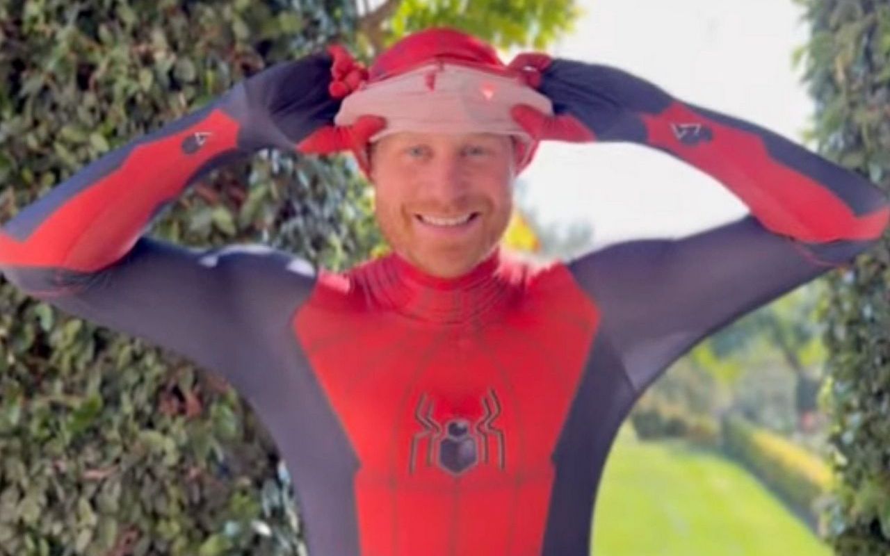 Video: Prince Harry Channels Inner Spider-Man to Wish Bereaved Military Children Merry Christmas