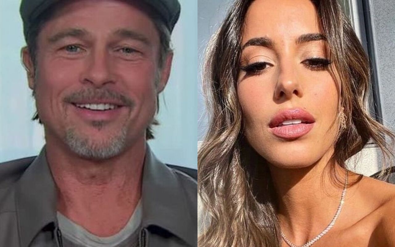 Brad Pitt and Ines de Ramon Skinny Dipping in Sea after Cosy Dinner