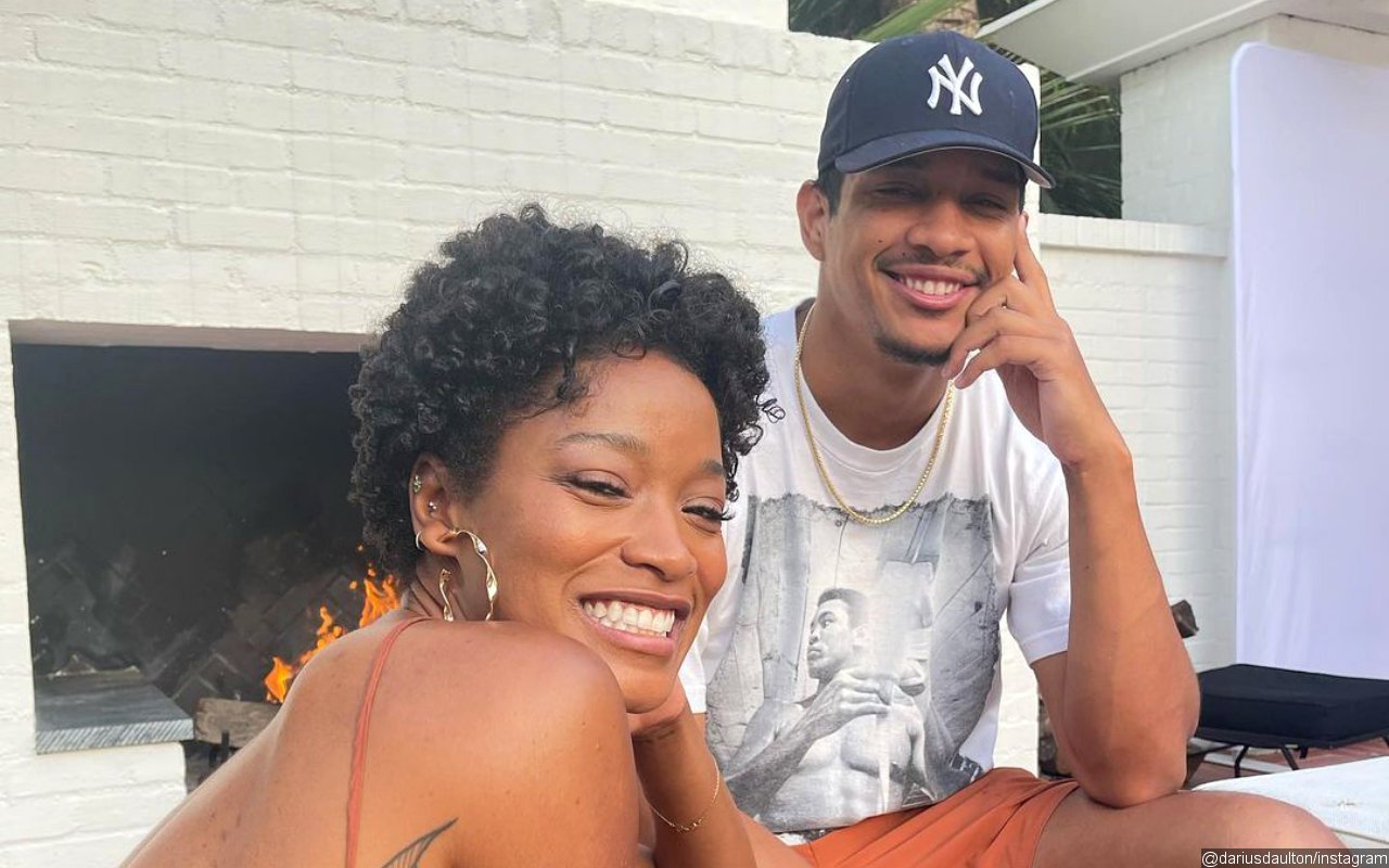 Keke Palmer's BF Darius Jackson Teases Baby's Due Date as He Celebrates