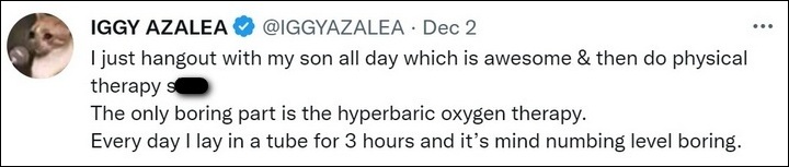 Iggy Azalea gives update on her health condition