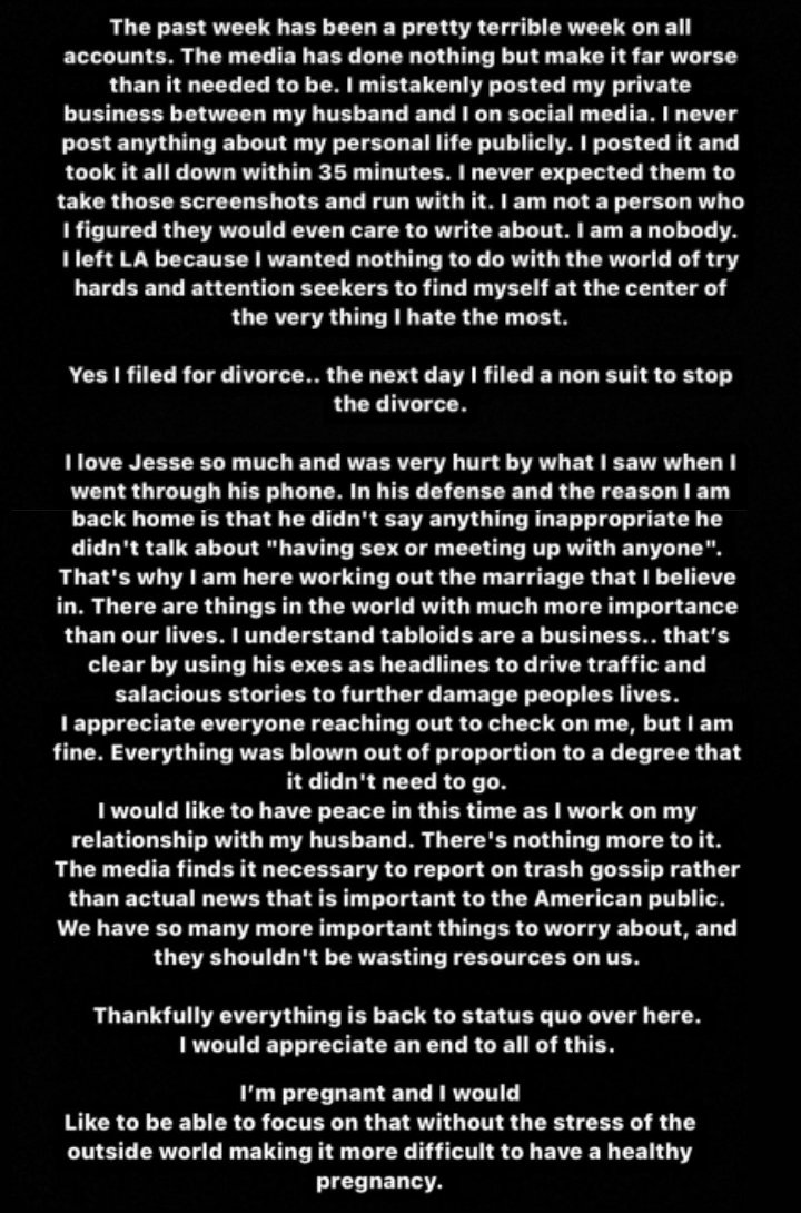 Bonnie Rotten's IG Post