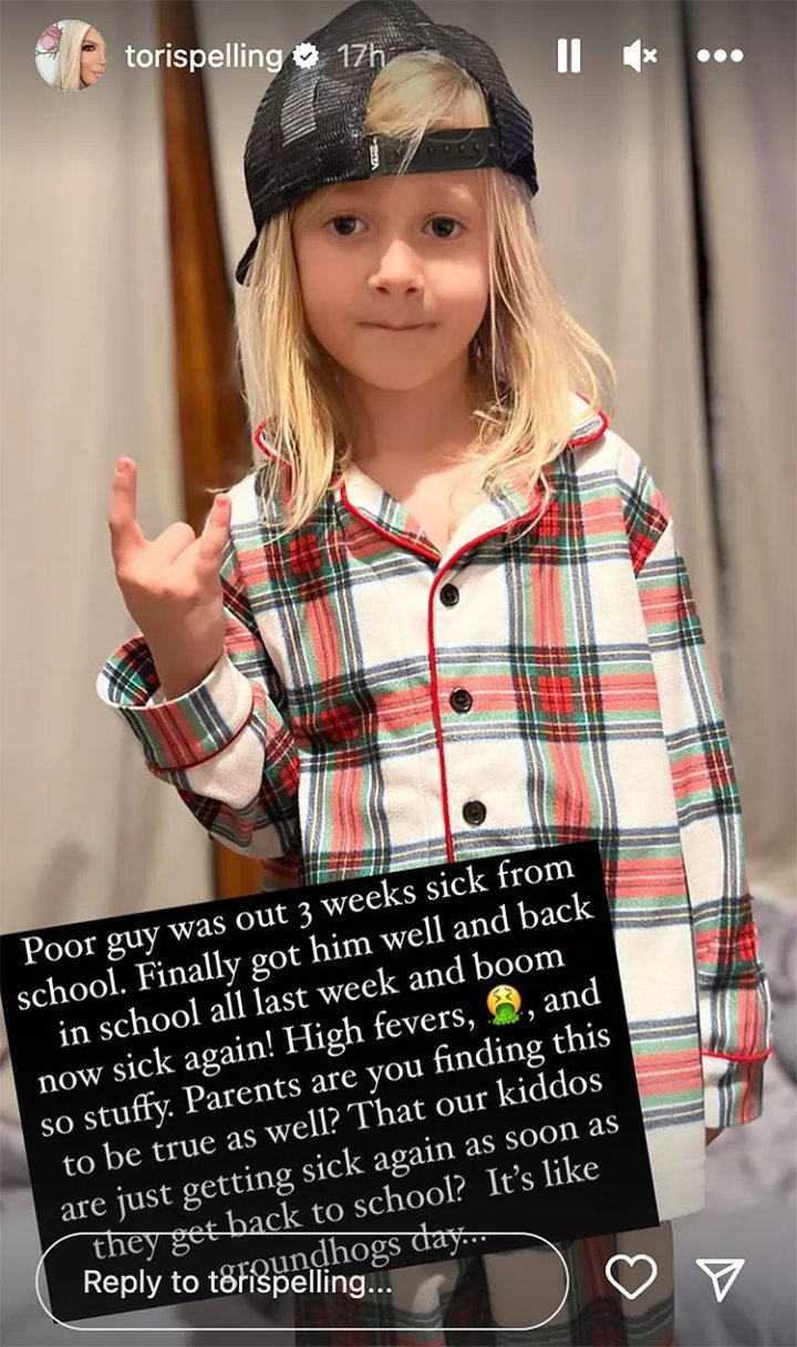 Tori Spelling's IG Story