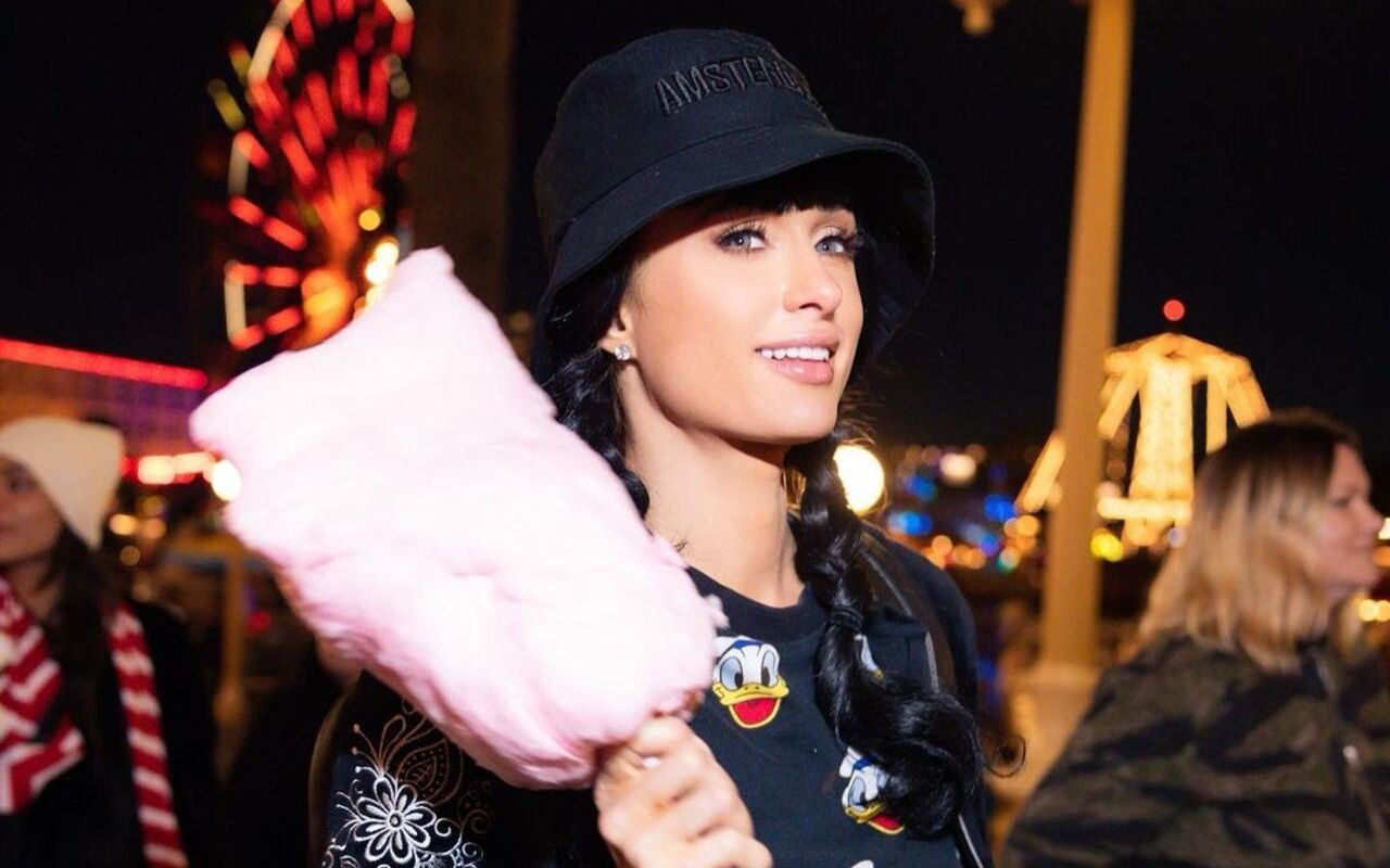 Paris Hilton Turns Into Brunette as She Goes Incognito During Trip to Disneyland