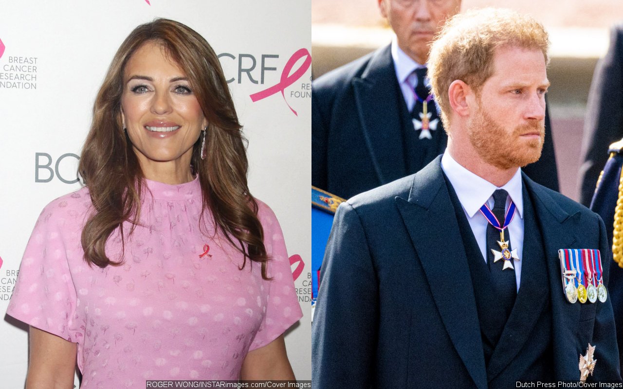 Elizabeth Hurley Denies Taking Prince Harry's Virginity