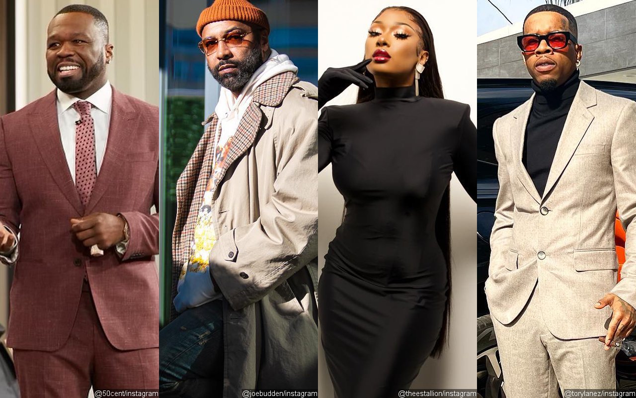 50 Cent and Joe Budden Mock Megan Thee Stallion Amid Tory Lanez Shooting Trial