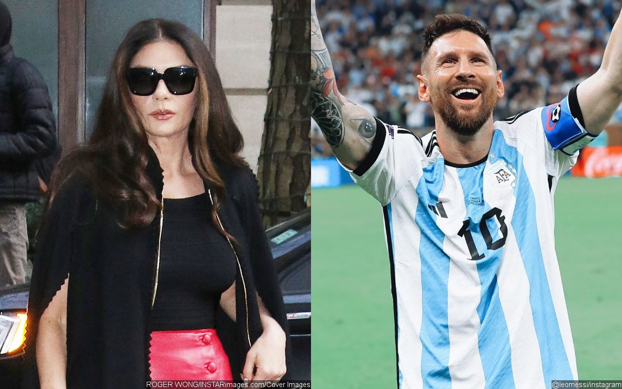 Catherine Zeta-Jones Reveals Hubby Michael Douglas' Reaction to Her Falling in 'Love' With Messi