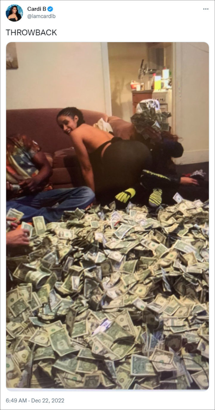 Cardi via Twitter
