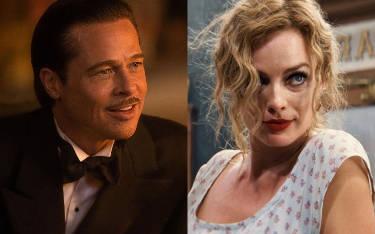 Brad Pitt Goes Violent While Margot Robbie Gets Risque in 'Naughty' Trailer for 'Babylon'