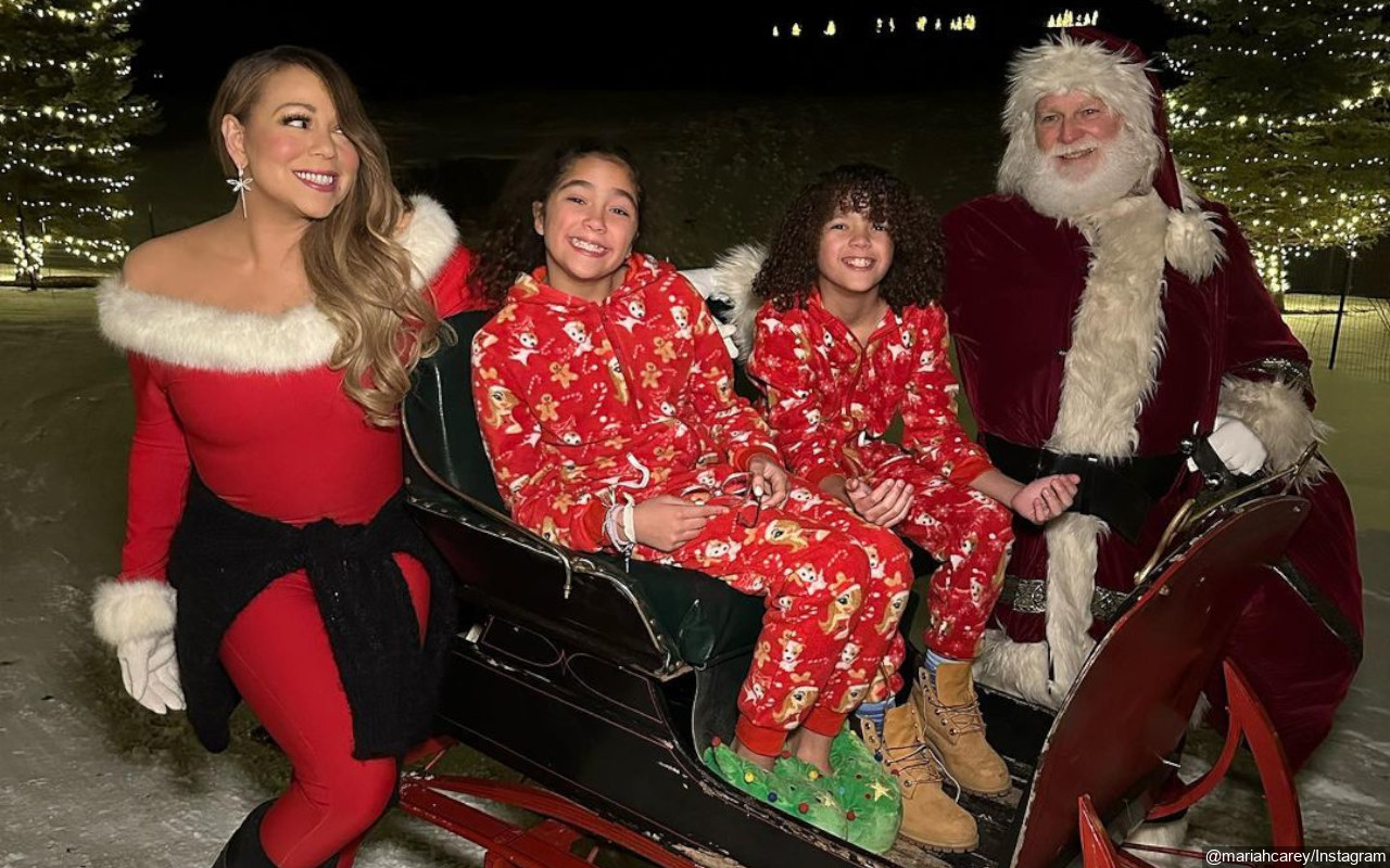 Mariah Carey Shares Lovely Pic of Twins Moroccan and Monroe Enjoying Christmas Eve Sleigh Ride