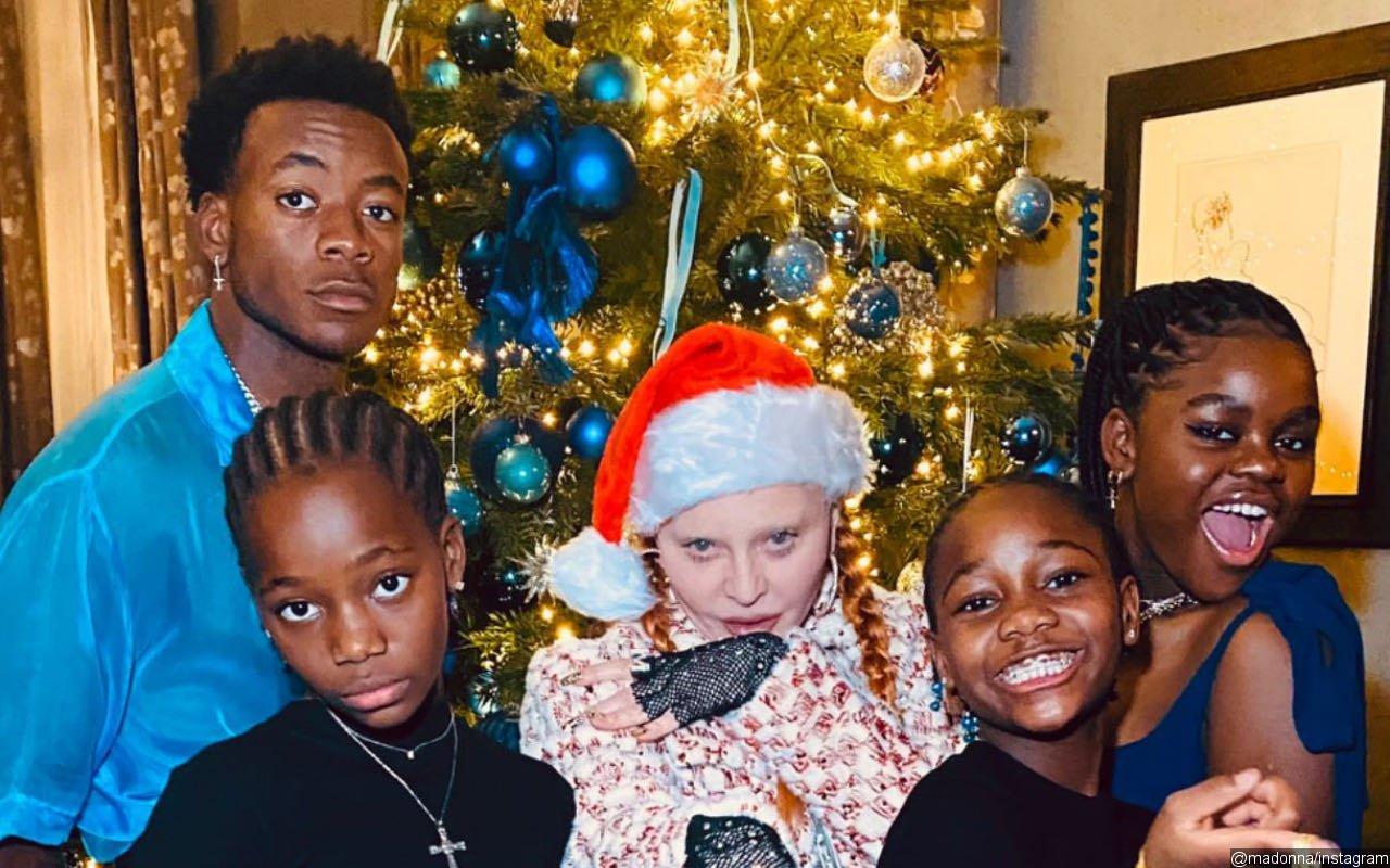 Madonna's Christmas Family Photos Met With Backlash Over Her 'Bizarre' Look