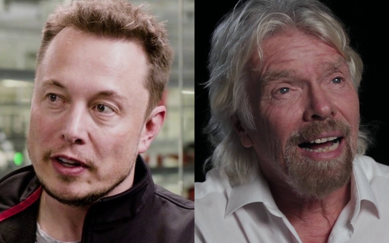 Elon Musk Visited His Rival Richard Branson in Middle of Night Before Space Flight