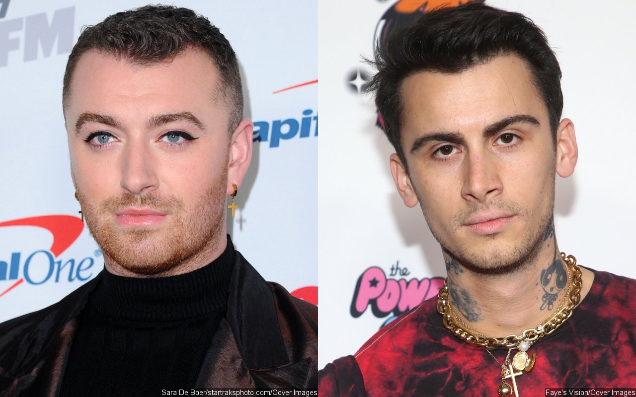 Sam Smith Gives Sweet Kiss to Designer Christian Cowan During Casual Stroll