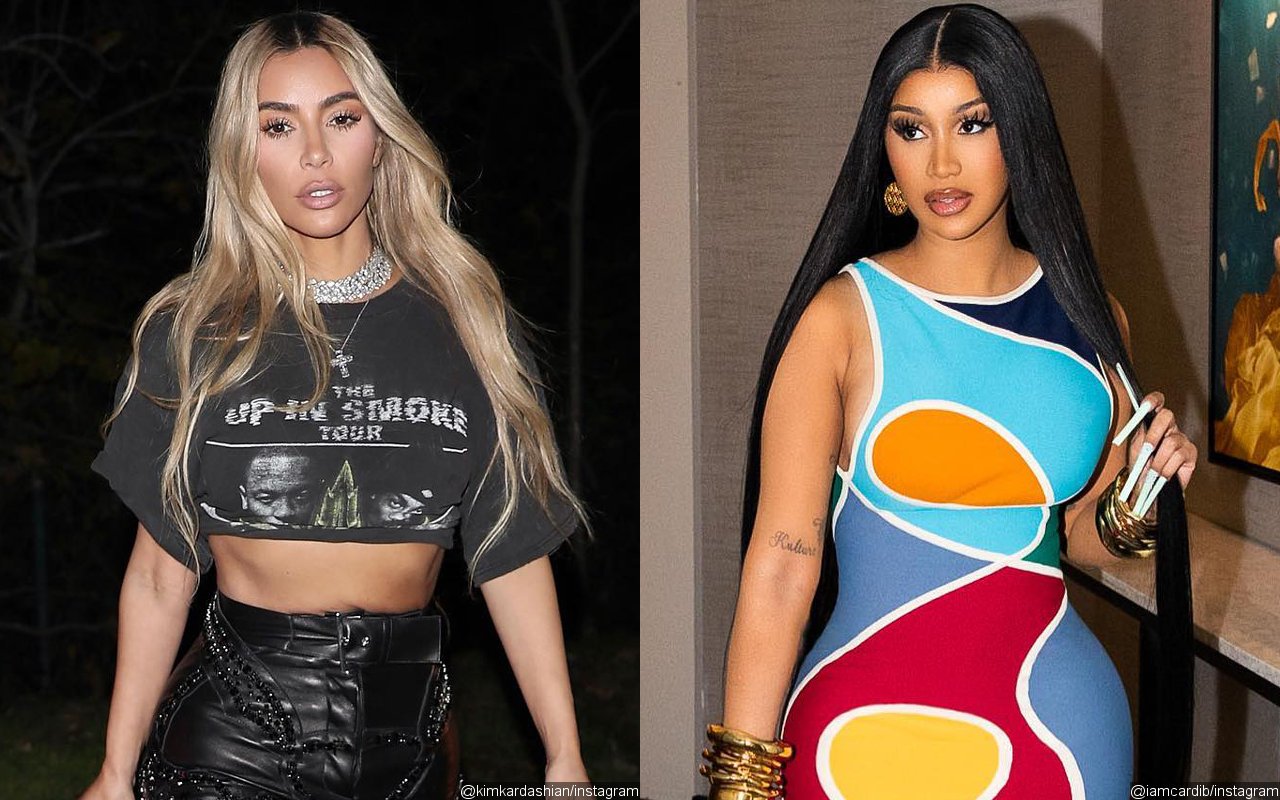 Fans Convinced Kim Kardashian and Family Will 'Blackball' Cardi B After Plastic Surgery Secrets Leak