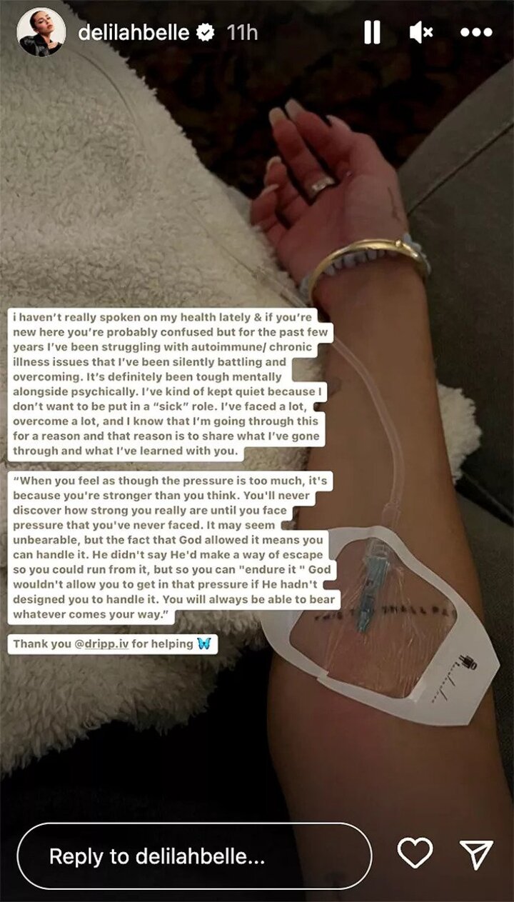 Delilah Hamlin is battling chronic illness