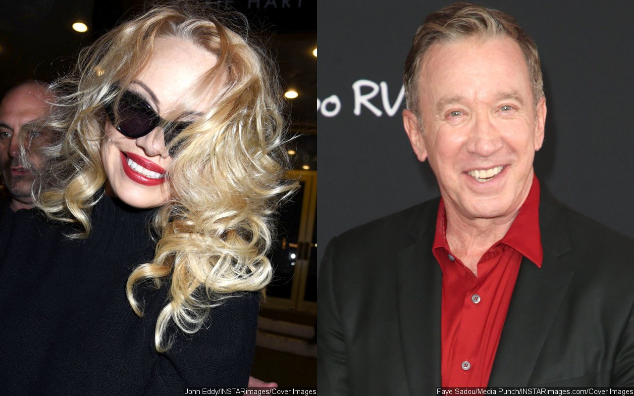 Pamela Anderson Defends Tim Allen Over Alleged Flashing, Says It's 'His Job to Cross the Line'