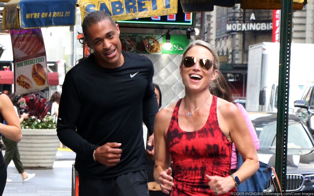 Amy Robach and T.J. Holmes Jog in Opposite Directions After ABC News Exit