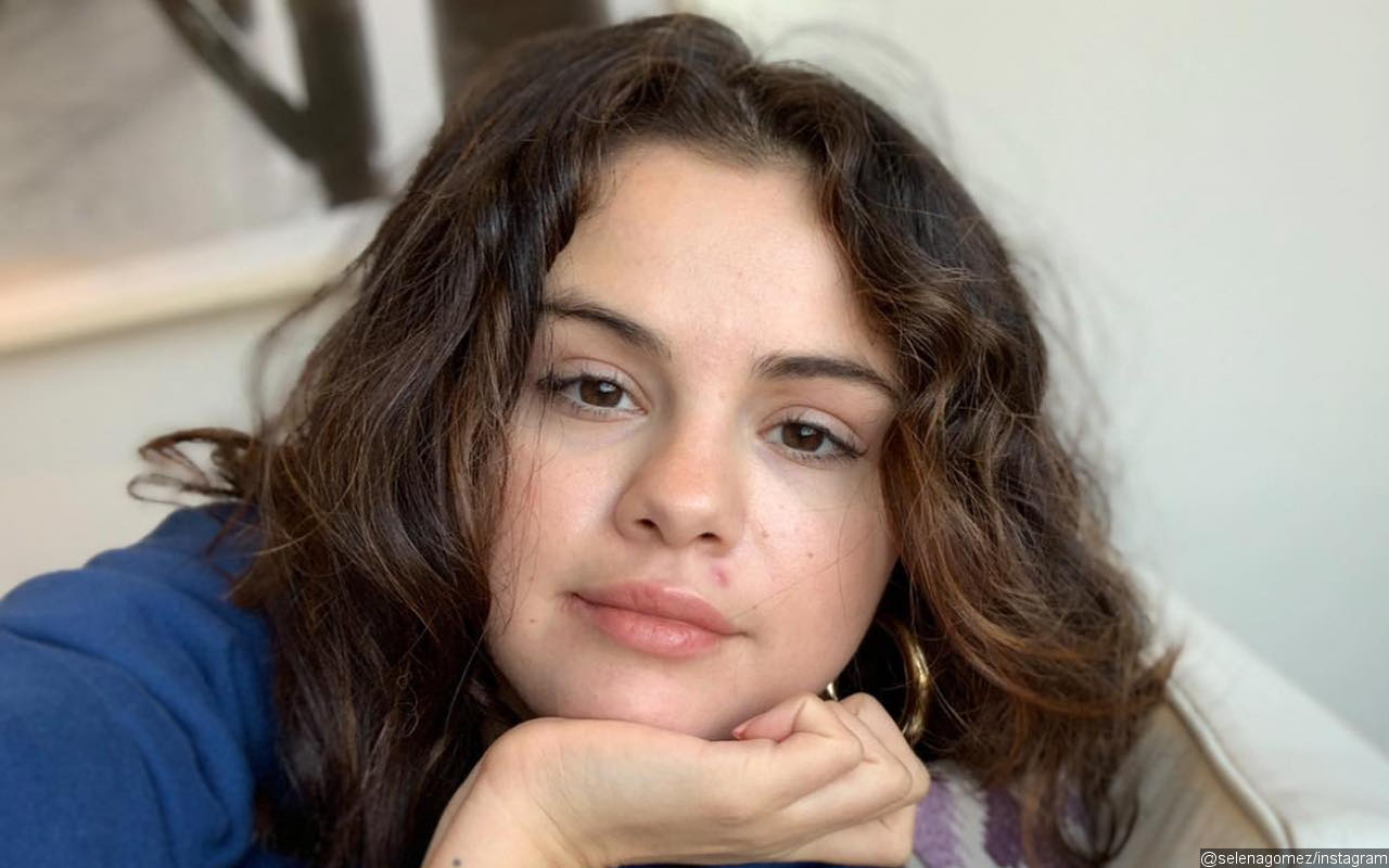 Selena Gomez Shows Off Natural Hair in Makeup-Free Selfies