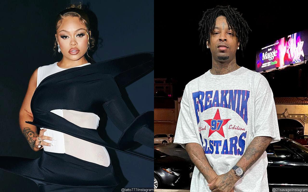 Rapper Latto Fuels Dating Rumors With 21 Savage Through Sheyaa Tattoo   iHearts143Quotes Hip Hop News