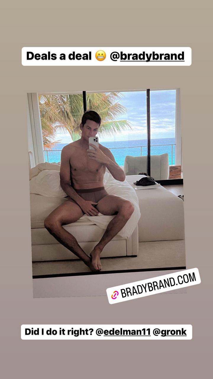 Tom Brady shares a racy picture