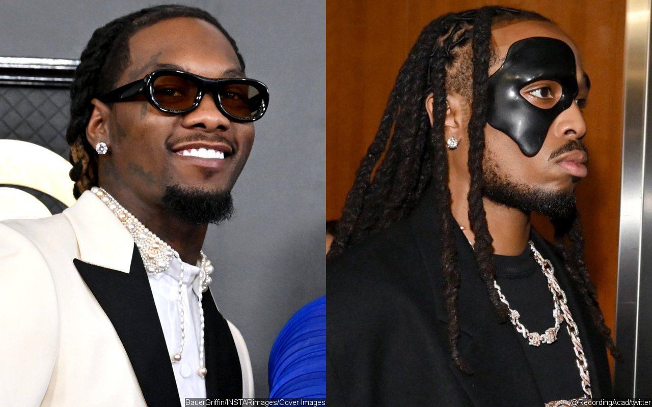 Offset Denies 'Fighting' With His 'Brother' Quavo Backstage Over Takeoff Tribute at 2023 Grammys