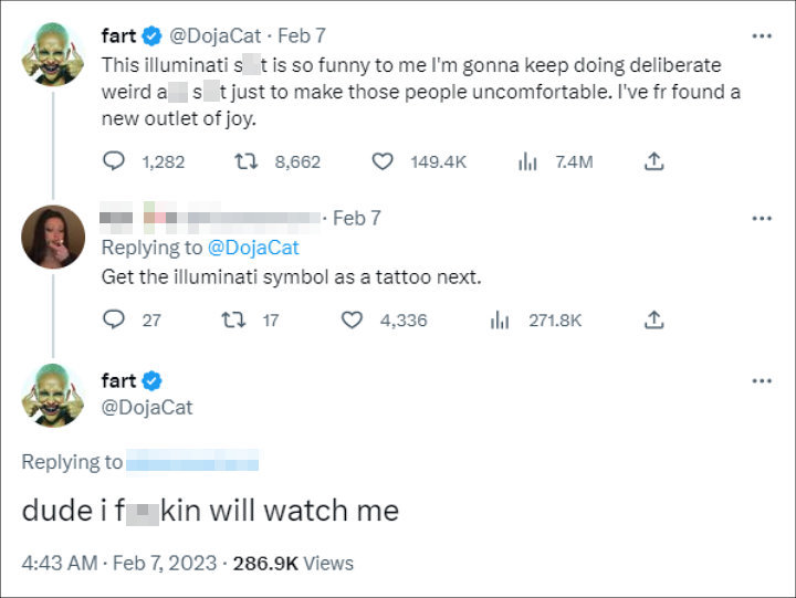 Doja Cat's Tweet