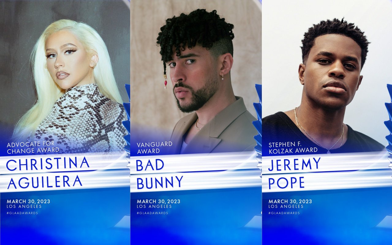 Christina Aguilera, Bad Bunny and Jeremy Pope to Be Celebrated at 2023 GLAAD Media Awards
