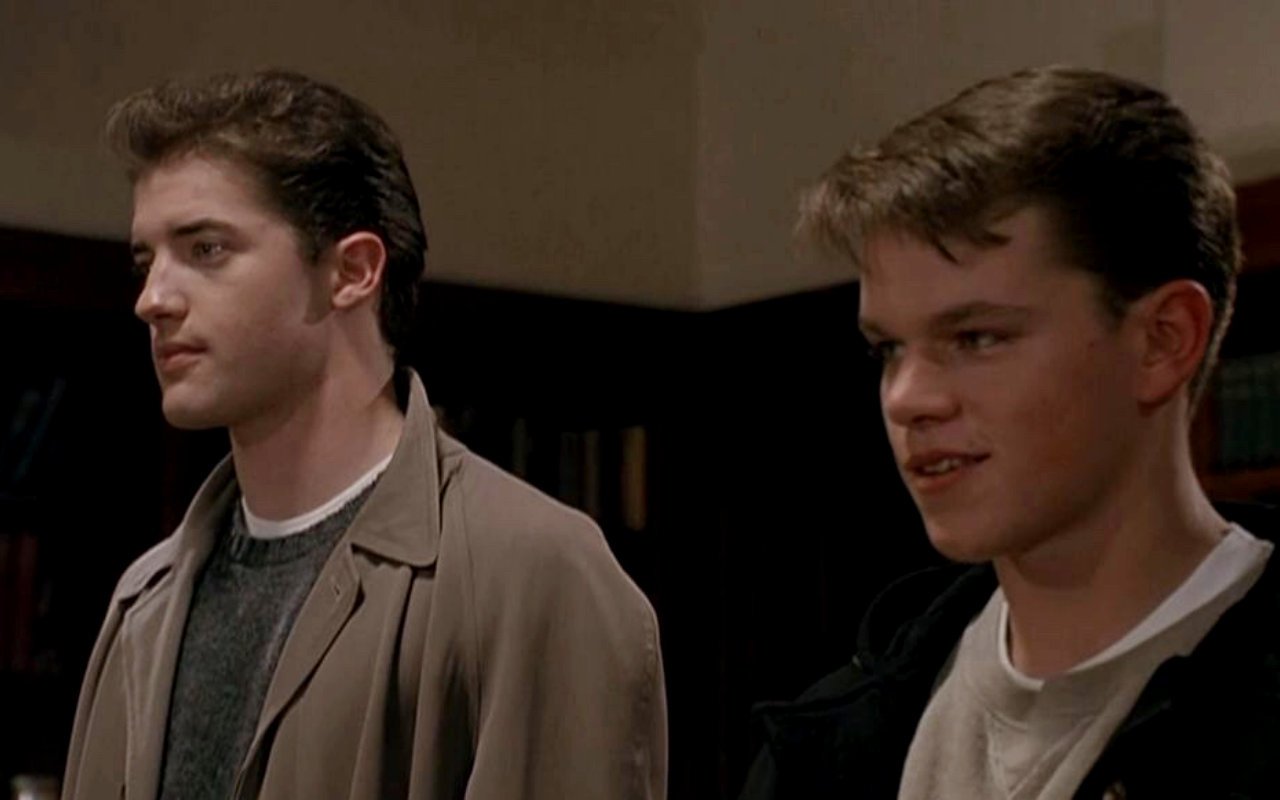 Brendan Fraser Says Filming Fully Naked Shower Scene With Matt Damon in 'School Ties' Was 'Scary'