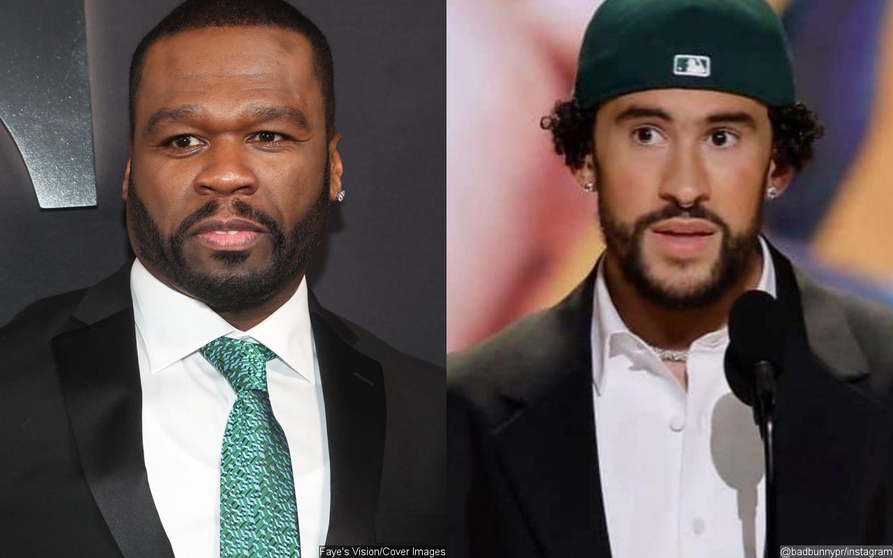 50 Cent Calls Out Grammys for Not Using Spanish Subtitles for Bad Bunny's Performance and Speech