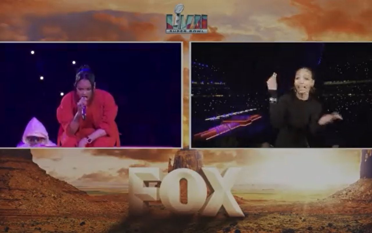 Rihanna's ASL Interpreter for Super Bowl Halftime Performance Goes Viral