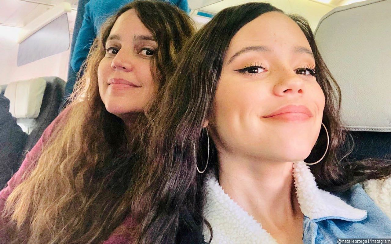 Jenna Ortega Appears in High Spirits While Watching PSG vs. Bayern Munich in Paris With Mom