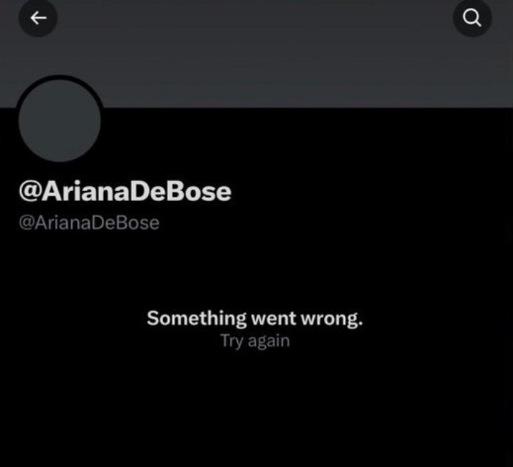 Ariana DeBose's Twitter account is missing